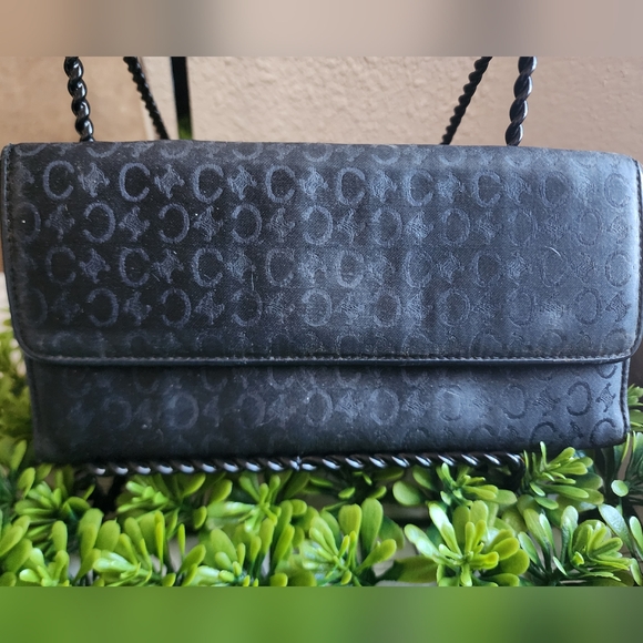 Celine Triomphe Vintage cloth Wallet on unbranded chain - Picture 2 of 13